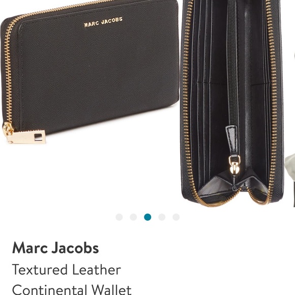 NWT  Marc, Jacob, wallet, black with gold hardware. - Picture 12 of 12